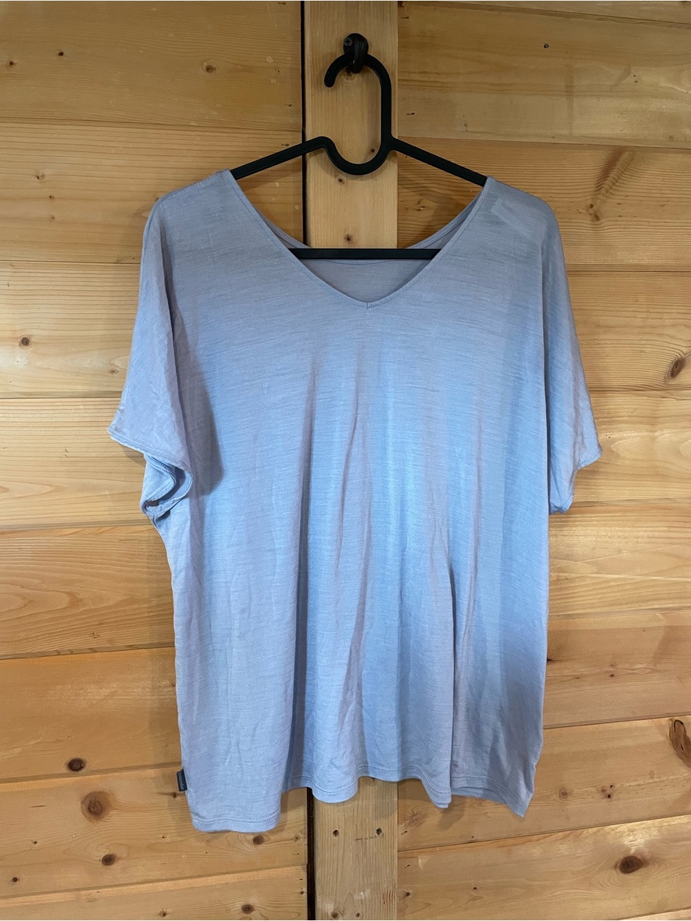 Icebreaker Lavender Scoop Neck Womens Top